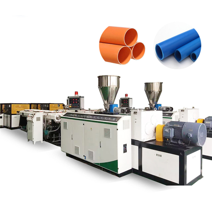 Γραμμή διέλασης διπλών σωλήνων Pvc