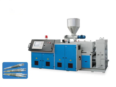 Κωνικός εξωθητήρας διπλής βίδας